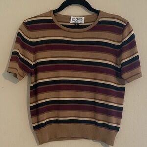 Kasper ASL Petite striped blouse